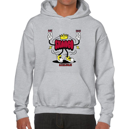 Got that SHANGO strength! Orisha King Shango cute Retro unisex Gift for a friends afroculture,lukumi,isese Urban fun HOODIE!!