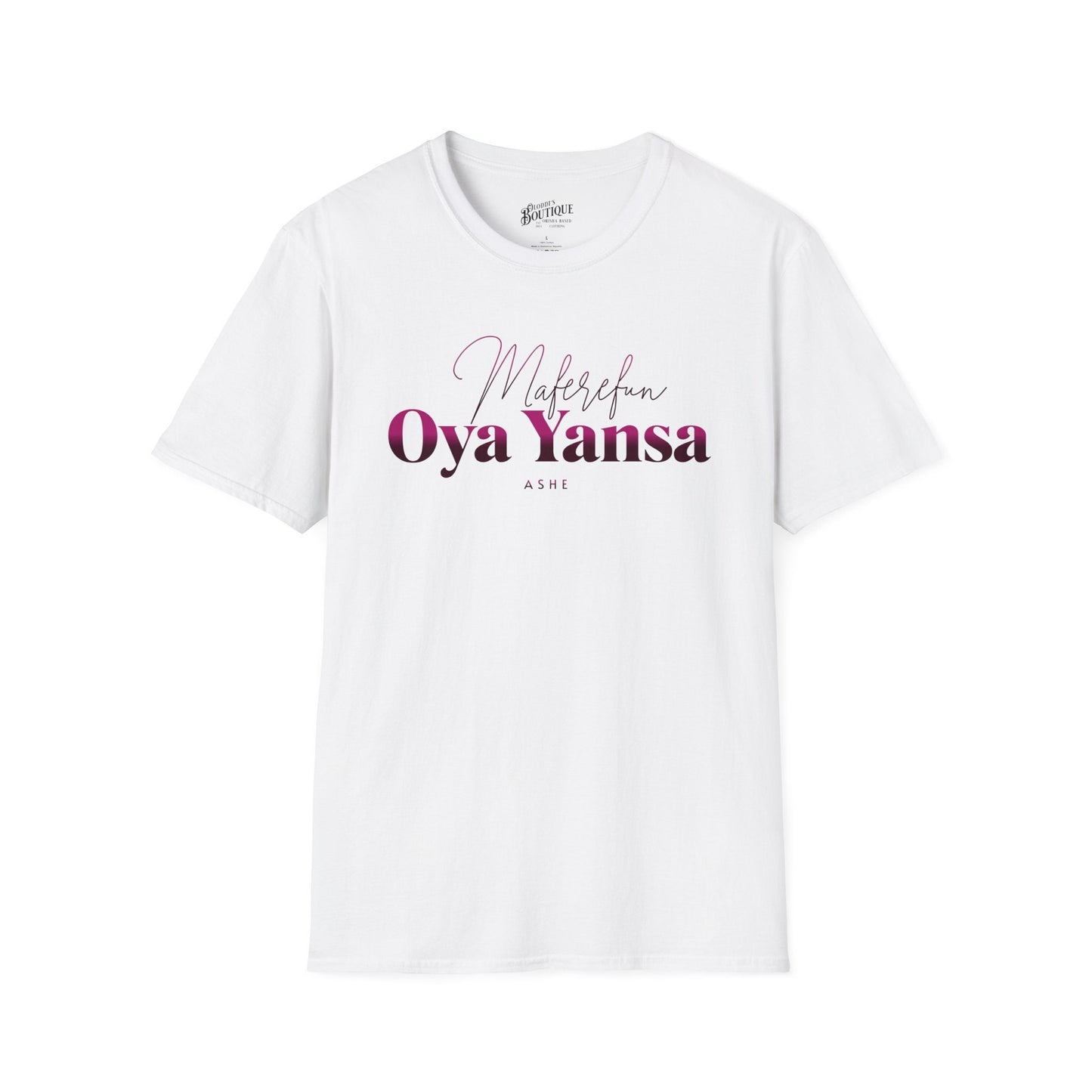 Maferefun OYA YANSA "A Queen in Africa" tshirt, Ashe Orisha Oya tshirt, Gift of devotee or godparent! omo oya