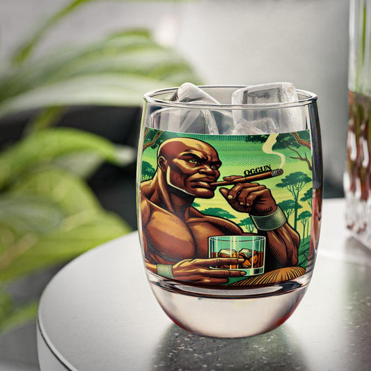 Oggún “Cheers To” Whiskey Style Drinking Glass – Gift for Devotee or Godparent