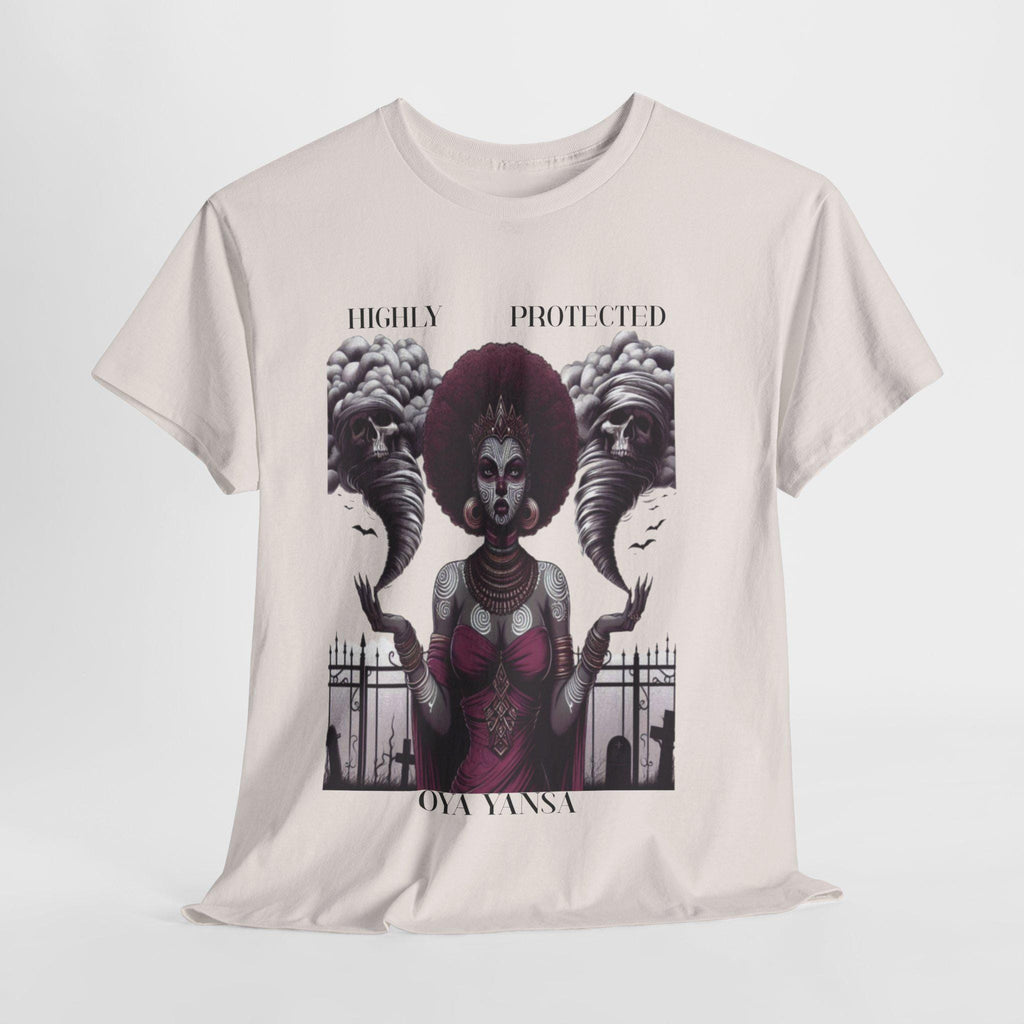 Highly Protected OYA YANSA Orisha Tshirt! Gift for Godparents or Devotee! Graphic ORISHA Tee!