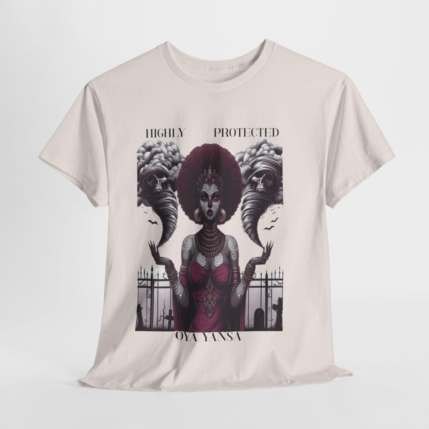 Highly Protected OYA YANSA Orisha Tshirt! Gift for Godparents or Devotee! Graphic ORISHA Tee!