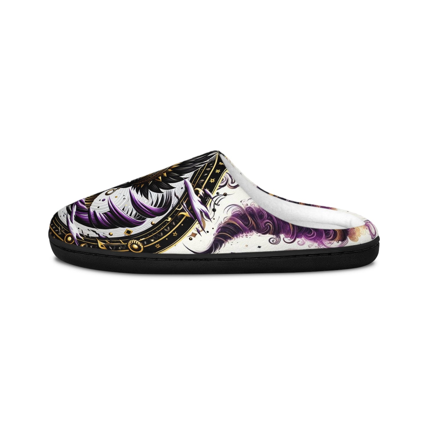Orisha OYA "Purple Tornados" Stylish Comfy indoor slippers, oya yansa slippers, gift for devotee or godparents