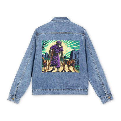 Orisha BABALU~AYE  Denim  Pop Art Jean Jacket!  Gift for Godparent or Devotee!