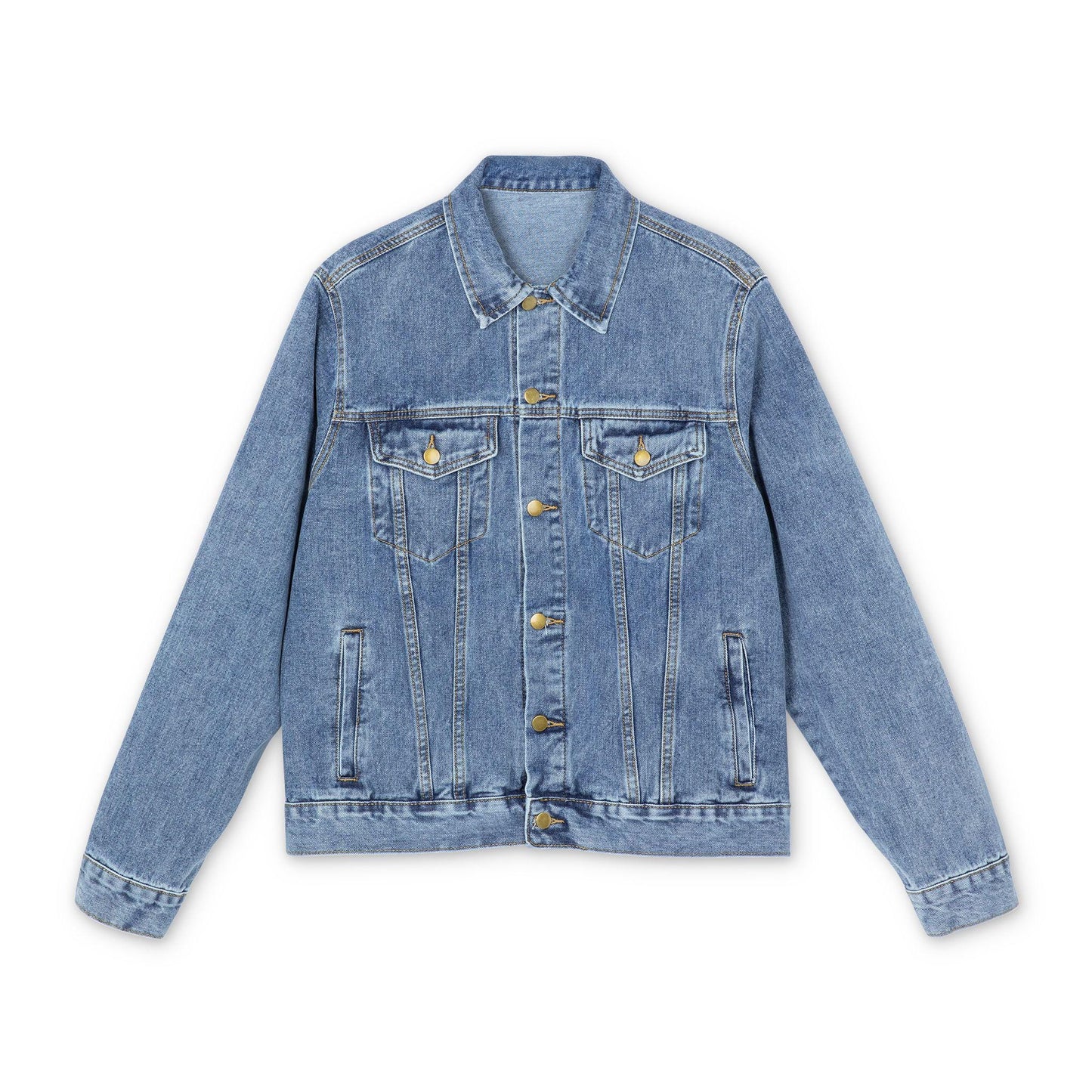 Orisha OLOKUN Denim Pop Art Jean Jacket – Gift for Devotee or Godparent