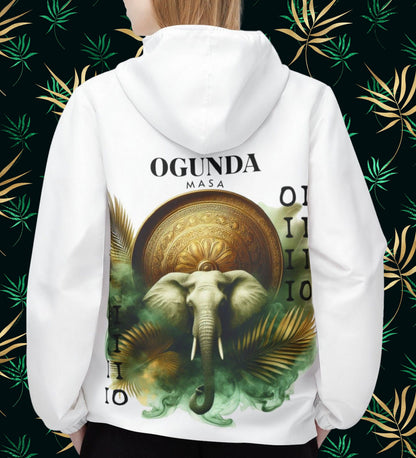 Personalized ODU Ifa Windbreaker Jacket - Ashe Iboru Iboya Ibocheche | Gift for Devotee or Godparent