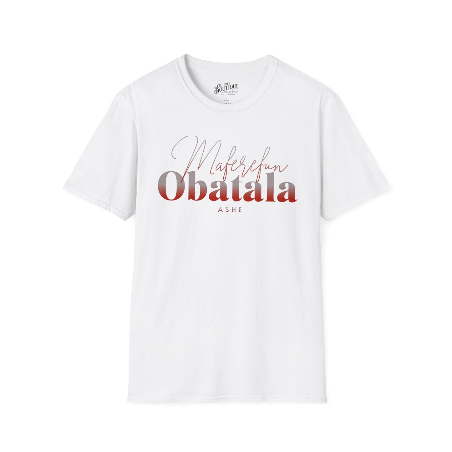 Maferefun Obatala "A King in White" T-Shirt - Orisha Gift for Devotee or Godparent
