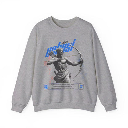 Orisha Ochosi “Marble Royalty” Sweatshirt – Ruler of the Hunt | Gift for Devotee or Godparent