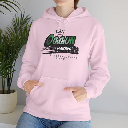 Oggun MARIWÓ, Orisha inspired Unisex Hoodie!! Gift for devotee or Godparent! Omo OGGUN hoodie!
