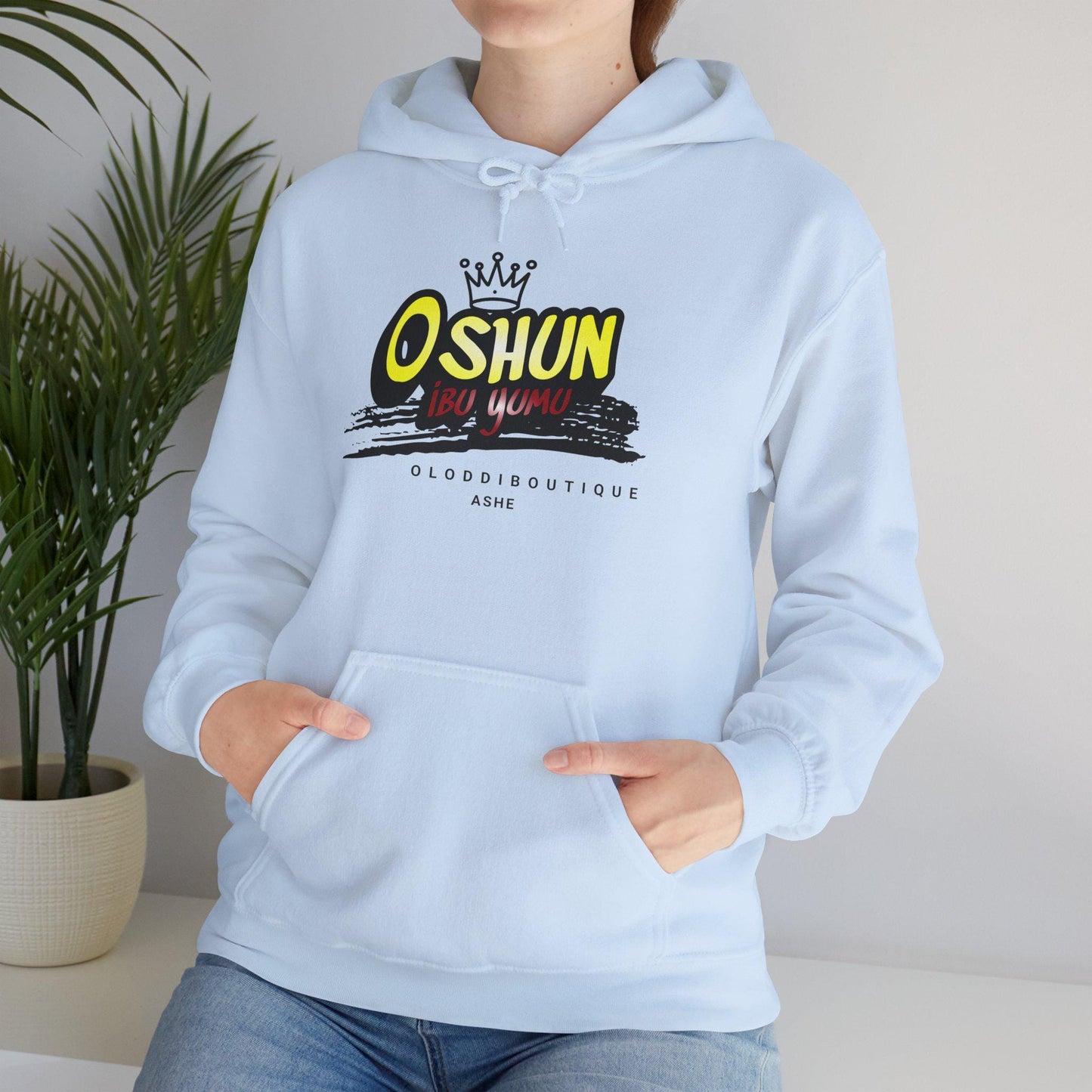 Oshun IBÚ YUMU, Orisha inspired Unisex Hoodie!! Gift for devotee or Godparent! Omo OSHUN hoodie!