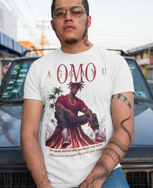 Omo Agayu Orisha-Inspired Comfort Colors T-Shirt – Gift for Devotee or Godparent